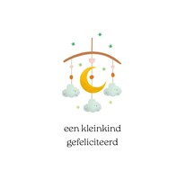 Een kleinkind gefeliciteerd Geboortekaart