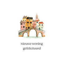 Nieuwe woning gefeliciteerd Verhuiskaart