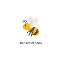 Bee better soon Beterschapskaart