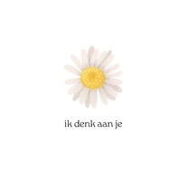 Ik denk aan je Denken aan kaart