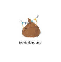 Joepie de poepie Verjaardagskaart