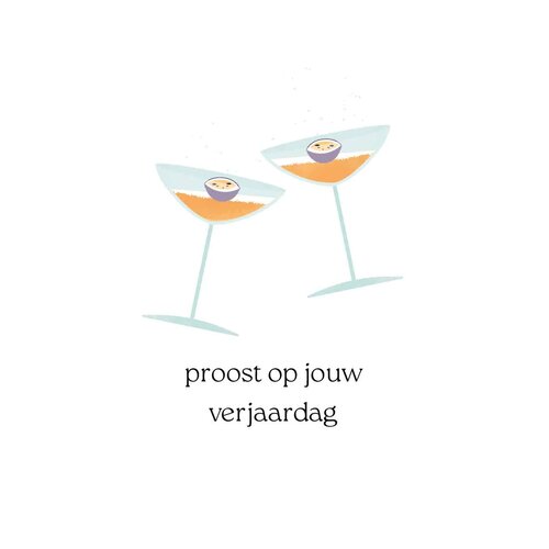 Proost op jouw verjaardag Verjaardagskaart