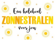 Een heleboel zonnestralen