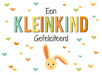 Een kleinkind gefeliciteerd Geboortekaart