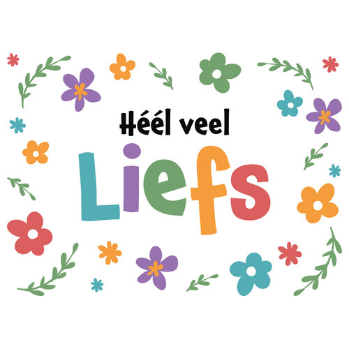 Heel veel liefs Knuffelkaart