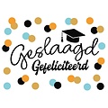 Geslaagd gefeliciteerd Geslaagd kaart