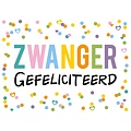Zwanger gefeliciteerd Geboortekaart