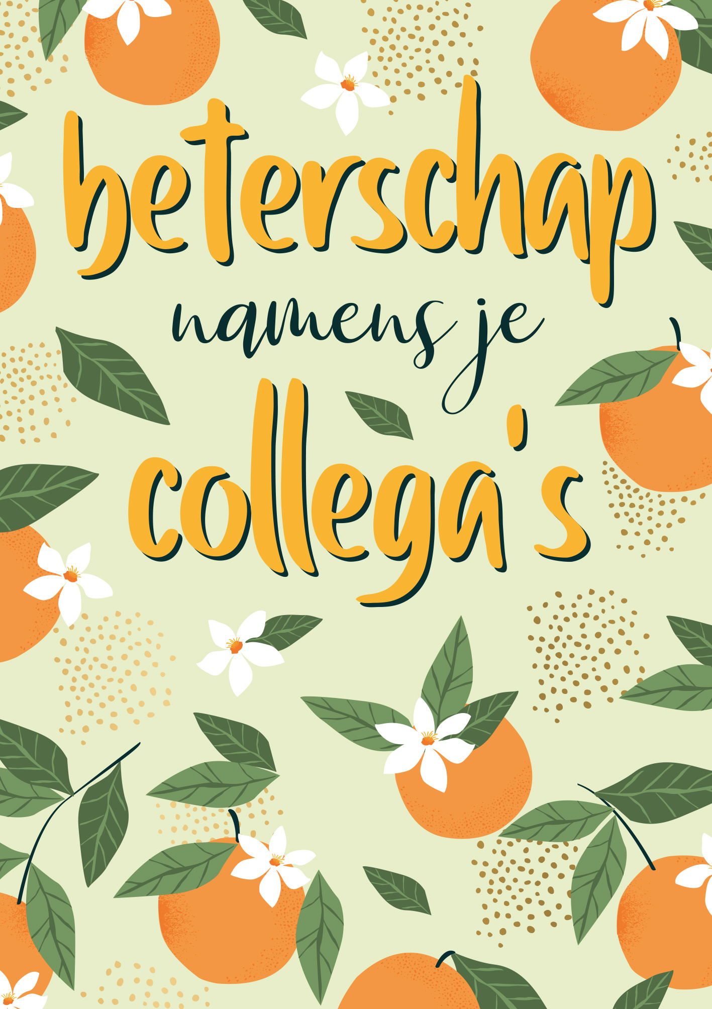 Beterschap namens je collega's beterschapskaart