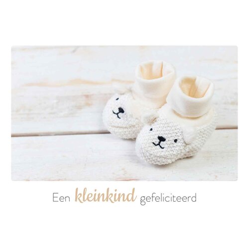 Een kleinkind gefeliciteerd Geboortekaart