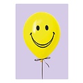 Ballon met smiley Blancokaart