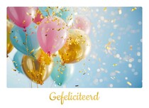 Gefeliciteerd Verjaardagskaart