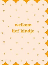 Welkom lief kindje Geboortekaart