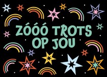 ZÃƒÂ³ÃƒÂ³ÃƒÂ³ trots op jou Complimentenkaart