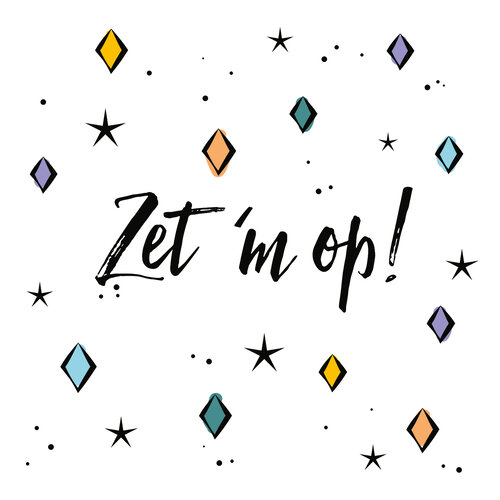 Zet 'm op! Succes kaart