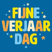 Fijne verjaardag Verjaardagskaart