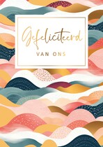 Gefeliciteerd van ons Felicitatiekaart