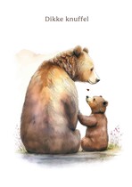 Dikke knuffel Liefs Vriendschapskaart