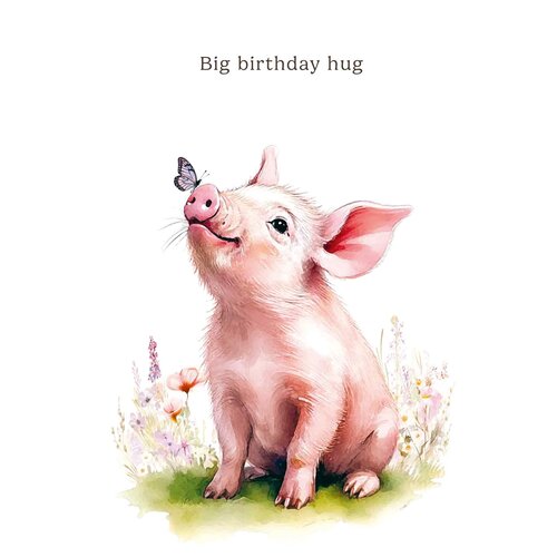 Big birthday hug Verjaardagskaart