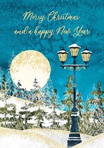 Merry christmas and a happy new year Kerstkaart