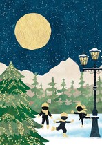 Blanco Kerstkaart