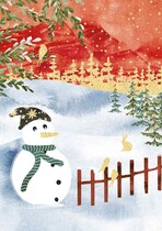 Blanco Kerstkaart