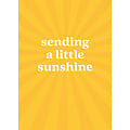 Sending a little sunshine Opkikkertjekaart