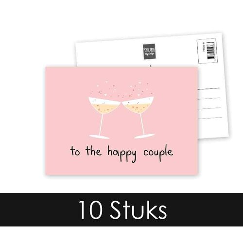 To the happy couple Trouwkaart