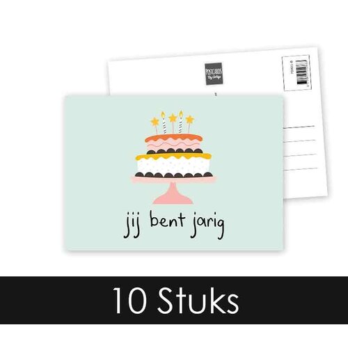 Jij bent jarig Verjaardagskaart