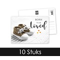 Born to be loved Geboortekaart