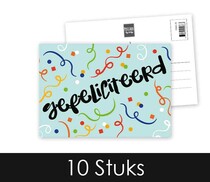 Gefeliciteerd Felicitatiekaart
