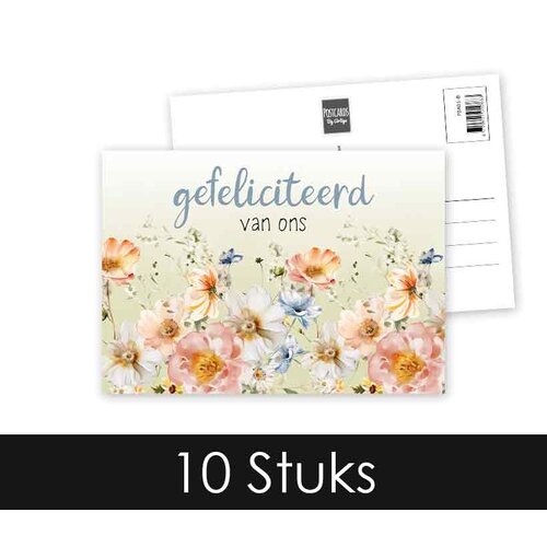 Gefeliciteerd van ons Felicitatiekaart