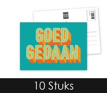 Goed gedaan Complimentenkaart