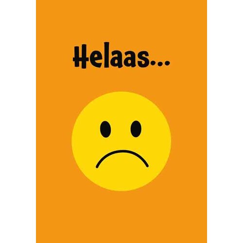 Helaas Gezakt kaart