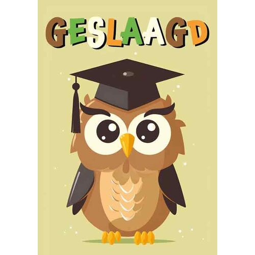 Geslaagd Geslaagd kaart
