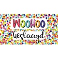 woohoo gelaagd Geslaagd kaart