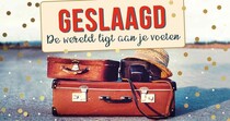 Geslaagd de wereld ligt aan je voeten Geslaagd kaart