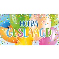 Hoera Geslaagd Geslaagd kaart