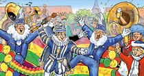 Carnaval feest Carnaval kaart