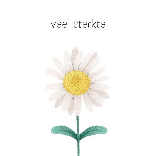 Veel sterkte Condoleancekaart