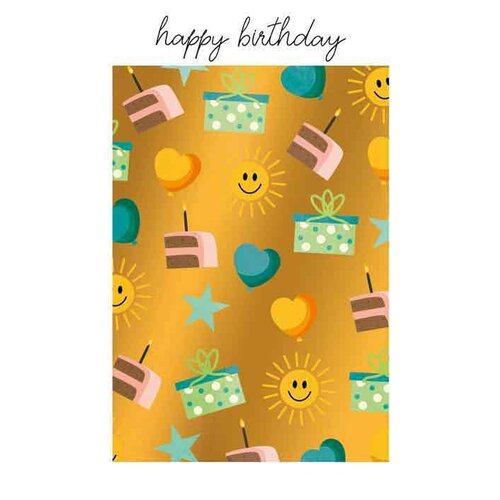 Happy Birthday - Verjaardagskaart