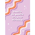 Heerlie de peerlie it's your birthday - Verjaardagskaart