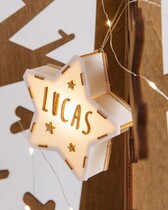 Kleine sterrenlamp personaliseerbaar