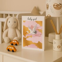 Baby girl geboortekaart