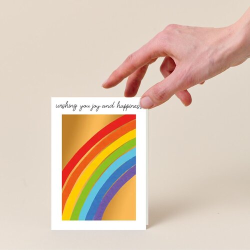 Wishing jou joy and happiness Felicitatiekaart