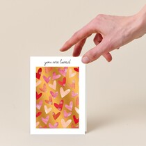 You are loved liefdeskaart vriendschapskaart