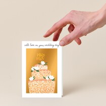 With love on your wedding day Trouwkaart