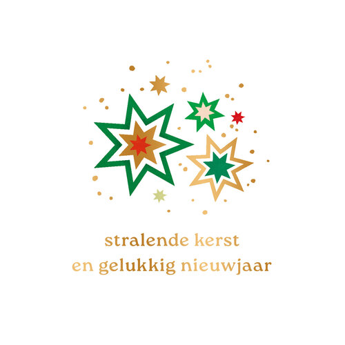 Stralende kerst en gelukkig nieuwjaar