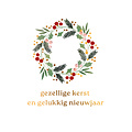 Gezellige kerst en gelukkig nieuwjaar