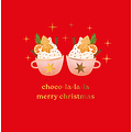 Choco-la-la-la merry christmas