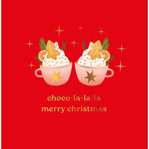 Choco-la-la-la merry christmas